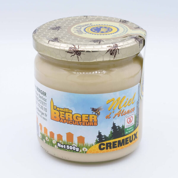 Miel de fleurs crémeux IGP Alsace 500gr