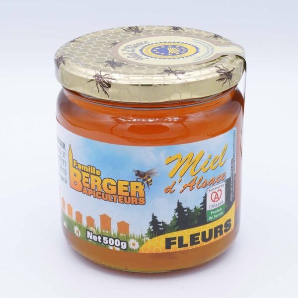 Miel de fleurs IGP Alsace 500gr