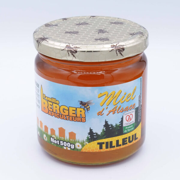 Miel de tilleul IGP Alsace 500gr