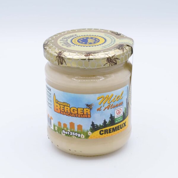 Miel de fleurs cremeux IGP Alsace 250gr